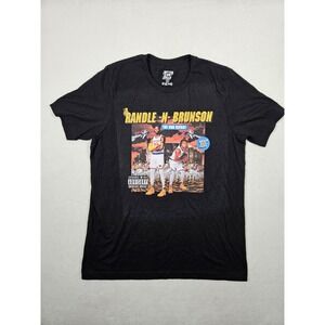 Bocker New York Knicks Shirt Men's XL Black NBA Basketball Randle &‎ Brunson